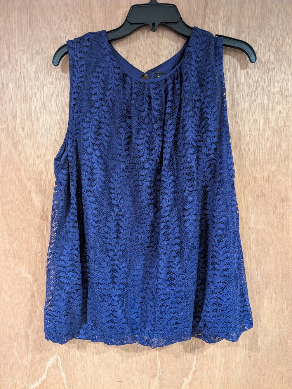 Liz Claiborne Lace Overlay Sleeveless Blousson Camisole